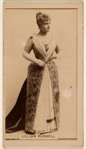 Lillian Russell, from the Actresses series (N245) issued by Kinney Brothers to promote Sweet Caporal Cigarettes MET DP859508