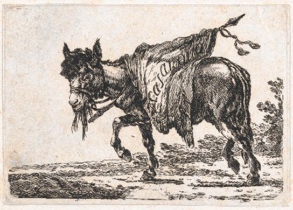 Man playing drums on horseback MET DP874670