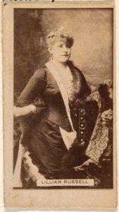 Lillian Russell, from the Actresses series (N245) issued by Kinney Brothers to promote Sweet Caporal Cigarettes MET DP859504