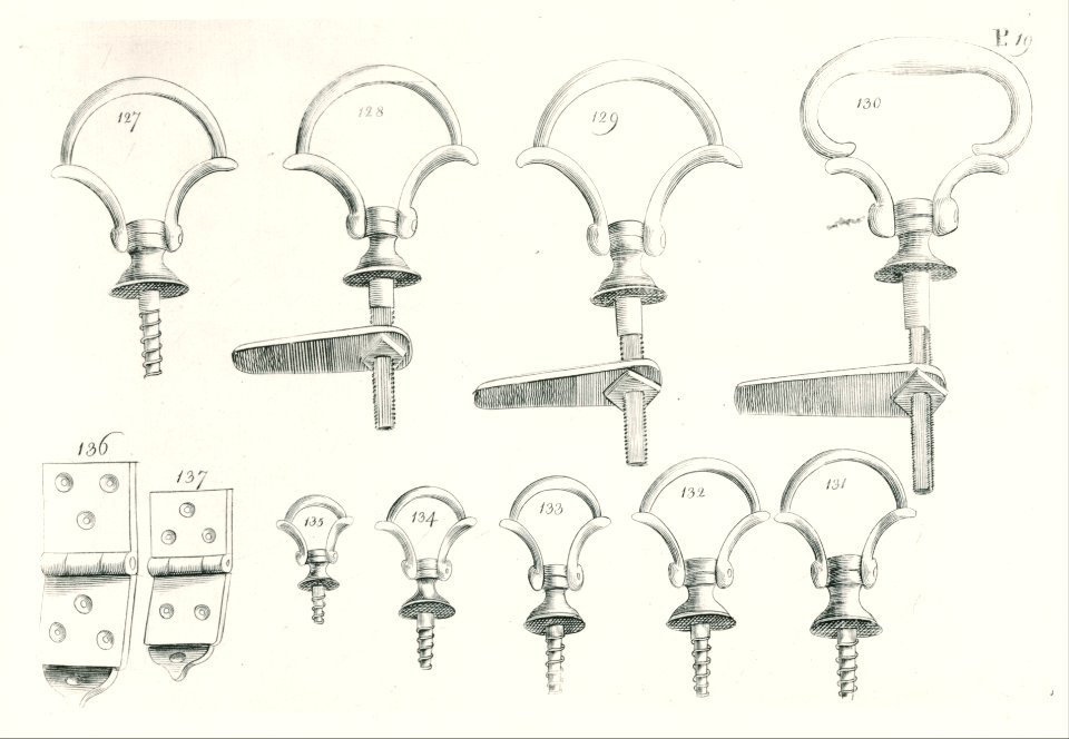 Manufacturer's Catalogue of Hardware MET DP271771