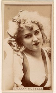 Lillian Russell, from the Actresses series (N245) issued by Kinney Brothers to promote Sweet Caporal Cigarettes MET DP859490