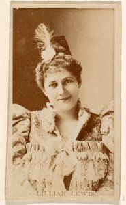 Lillian Lewis, from the Actresses series (N245) issued by Kinney Brothers to promote Sweet Caporal Cigarettes MET DP858979