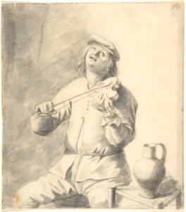 Man Playing The Violin MET DP800683