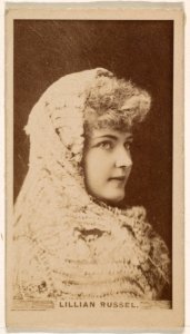Lillian Russell, from the Actresses series (N245) issued by Kinney Brothers to promote Sweet Caporal Cigarettes MET DP859491