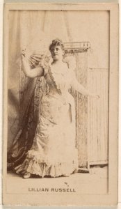 Lillian Russell, from the Actresses series (N245) issued by Kinney Brothers to promote Sweet Caporal Cigarettes MET DP859509