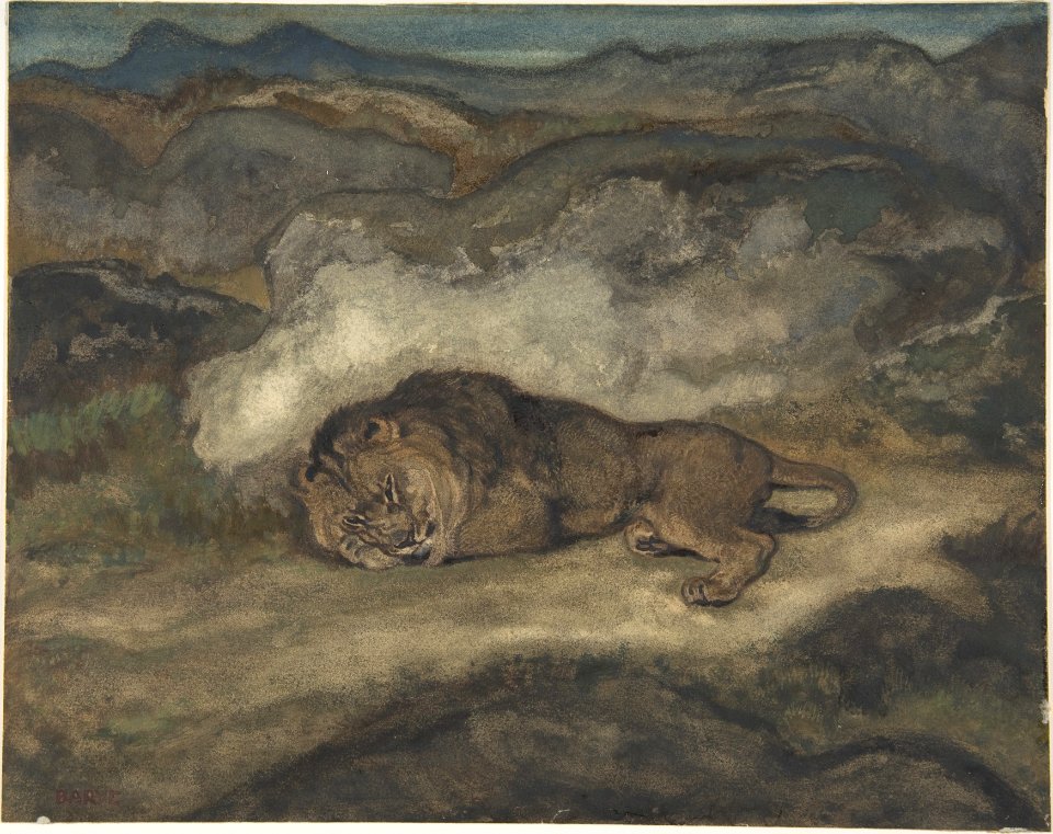 Lion Sleeping MET DP805144