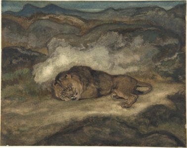 Lion Sleeping MET DP805144