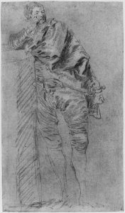 Man Leaning on a Wall (recto) MET 264769