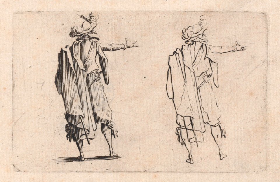 Man Viewed from Behind, Right Hand Extended Met DP890445