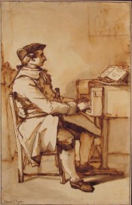 Man Seated at a Keyboard Instrument MET 1974.46
