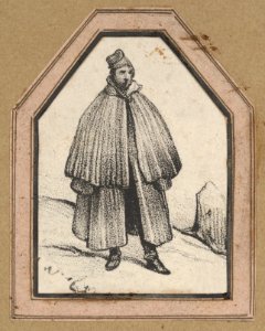 Man wearing a cape MET DP841208