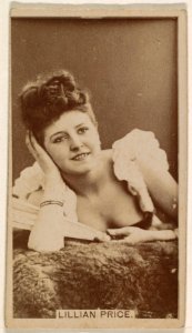 Lillian Price, from the Actresses series (N245) issued by Kinney Brothers to promote Sweet Caporal Cigarettes MET DP859335