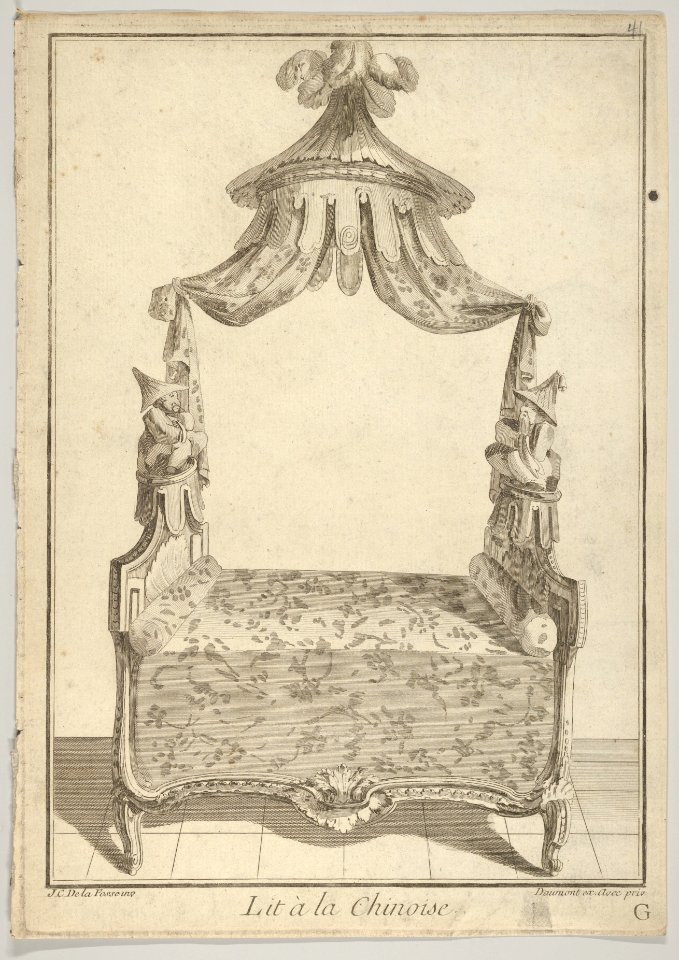 Lit à la Chinoise (Chinese Bed), from Nouvelle iconologie historique (part III, series marked 'G') MET DP830826