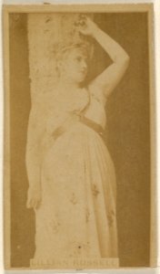 Lillian Russell, from the Actors and Actresses series (N45, Type 8) for Virginia Brights Cigarettes MET DP831707