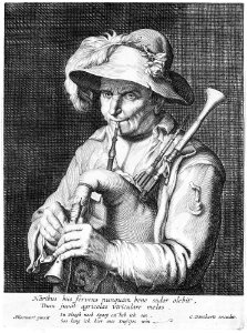 Man Playing Bagpipe MET MM60163