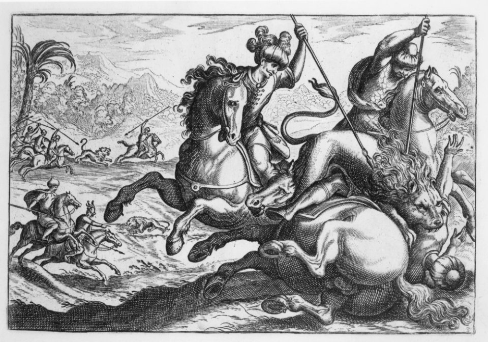 Lion Hunt, from 'Hunting Scenes IV' MET MM39510