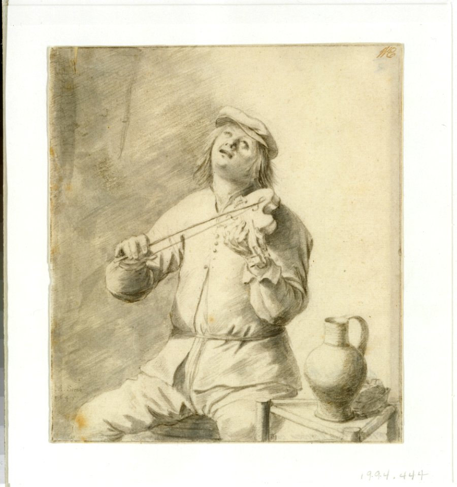 Man Playing The Violin MET DT3770
