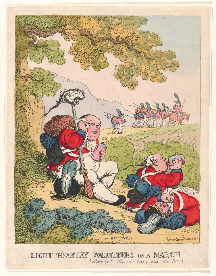 Ligit Infantry Volunteers on a March MET DP873741