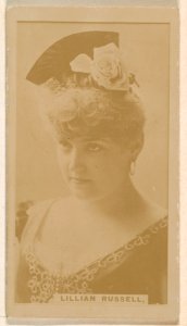 Lillian Russell, from the Actresses series (N245) issued by Kinney Brothers to promote Sweet Caporal Cigarettes MET DP859498