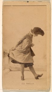 Lilie Sinclair, from the Actresses series (N245) issued by Kinney Brothers to promote Sweet Caporal Cigarettes MET DP859598