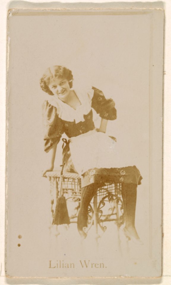 Lilian Wren, from the Actresses series (N245) issued by Kinney Brothers to promote Sweet Caporal Cigarettes MET DP859893