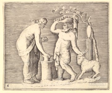 Man and Woman Sacrificing a Goat MET DP819661