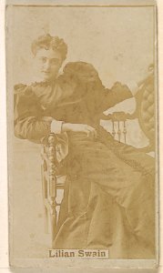 Lilian Swain, from the Actresses series (N245) issued by Kinney Brothers to promote Sweet Caporal Cigarettes MET DP859682