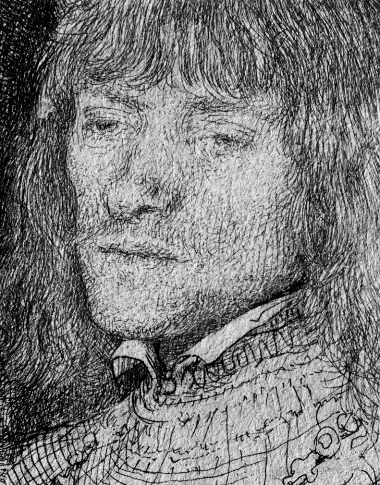 Man at a Desk Wearing a Cross and Chain MET MM10544