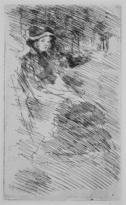 Lydia Looking Toward the Right- Trees Beyond MET MM85760