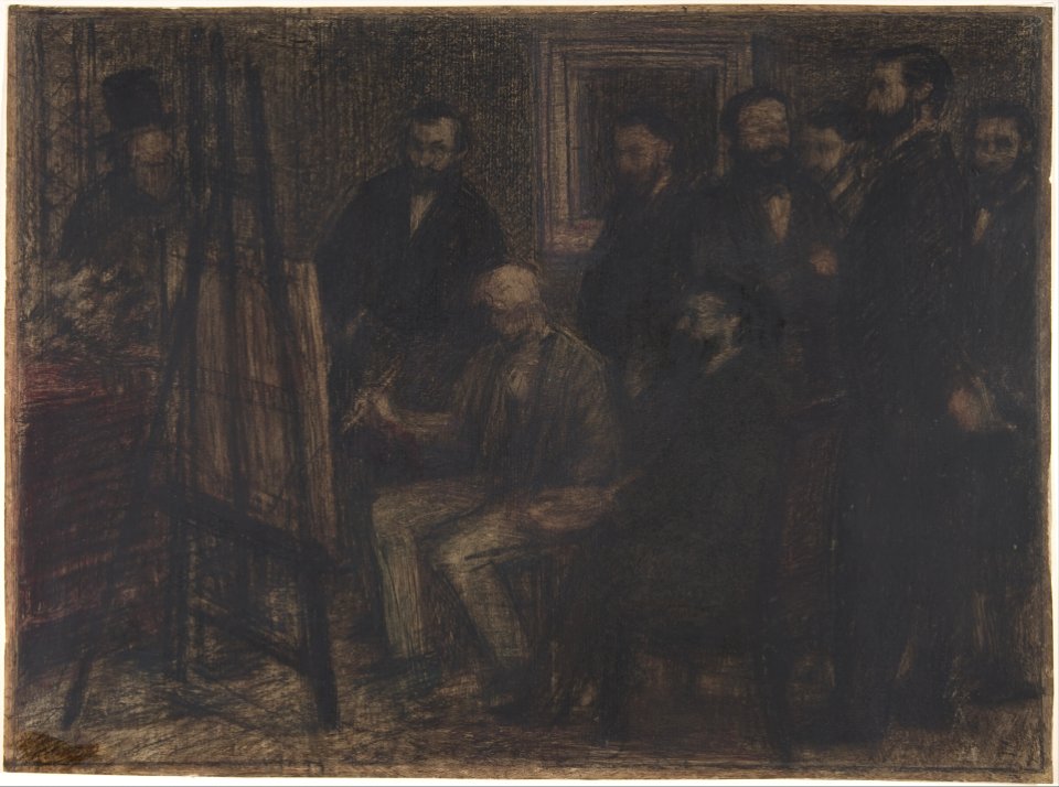 Manet's Studio in the Batignolles MET DP806334