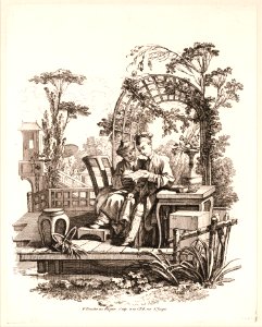 Man and Woman Reading MET DP139117