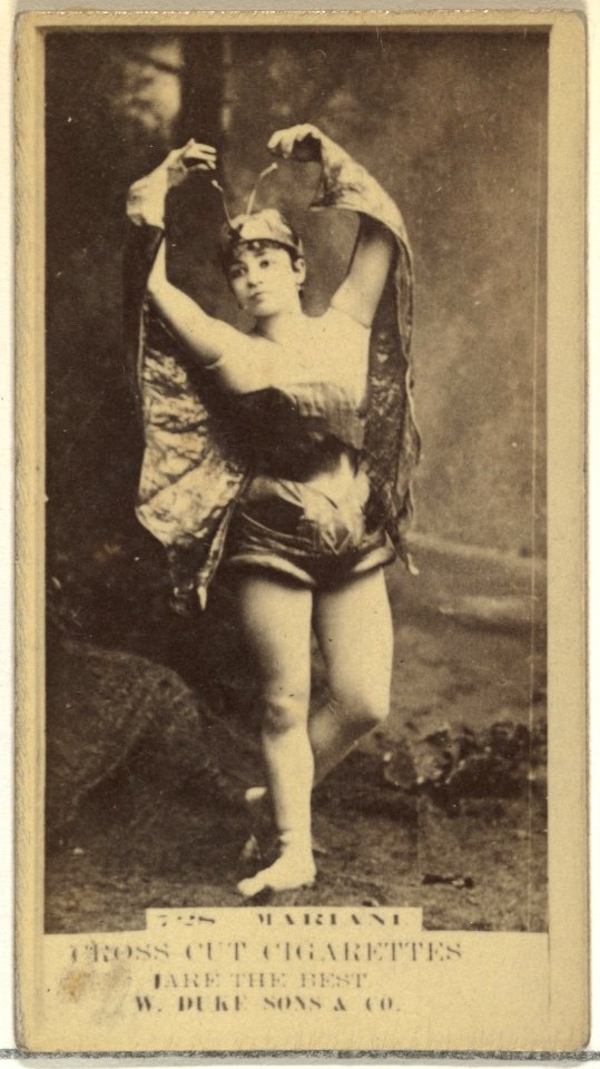 Mariani, from the Actors and Actresses series (N145-3) issued by Duke Sons & Co. to promote Cross Cut Cigarettes MET DP839795