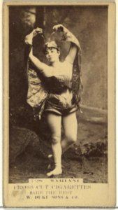 Mariani, from the Actors and Actresses series (N145-3) issued by Duke Sons & Co. to promote Cross Cut Cigarettes MET DP839795