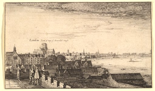 London from Arundel House MET DP823375