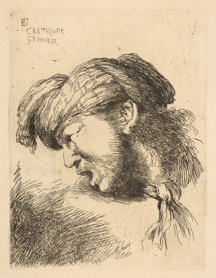 Man Calling Over His Right Shoulder MET DP816398