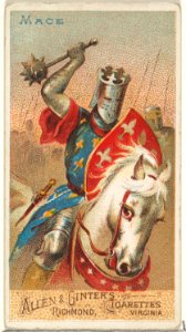 Mace, from the Arms of All Nations series (N3) for Allen & Ginter Cigarettes Brands MET DP828688