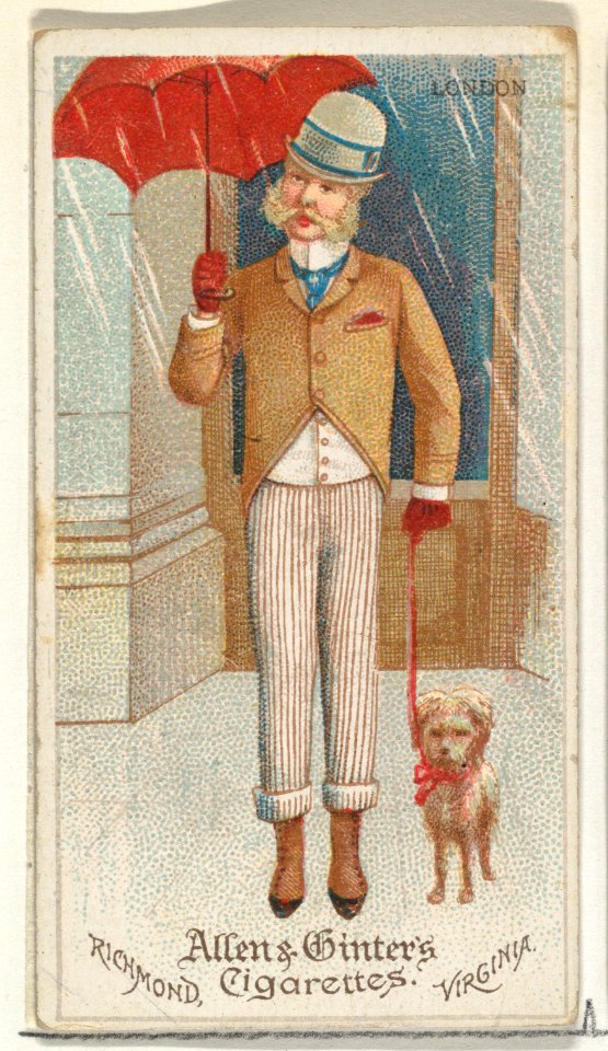 London, from World's Dudes series (N31) for Allen & Ginter Cigarettes MET DP838480