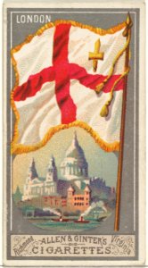 London, from the City Flags series (N6) for Allen & Ginter Cigarettes Brands MET DP829278