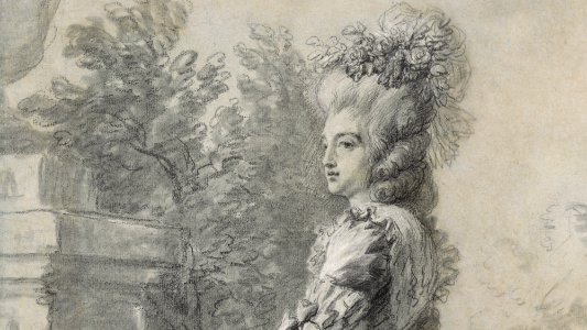 Marie Antoinette in a Park Met DP-18368-006