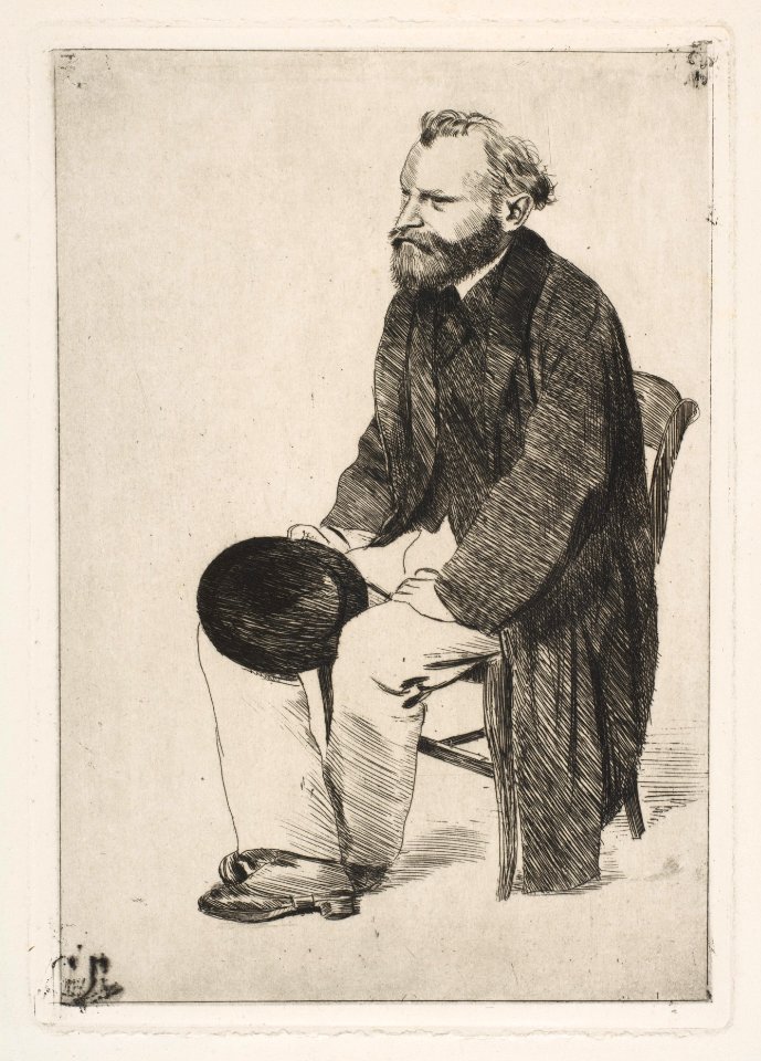 Manet Seated, Turned to the Left MET DP815707