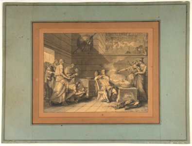 Manius Curius Dentatus Refusing the Presents of the Samnite Ambassadors MET DP811938