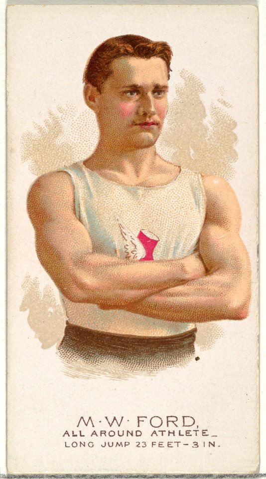 M.W. Ford, All Around Athlete, from World's Champions, Series 2 (N29) for Allen & Ginter Cigarettes MET DP838245