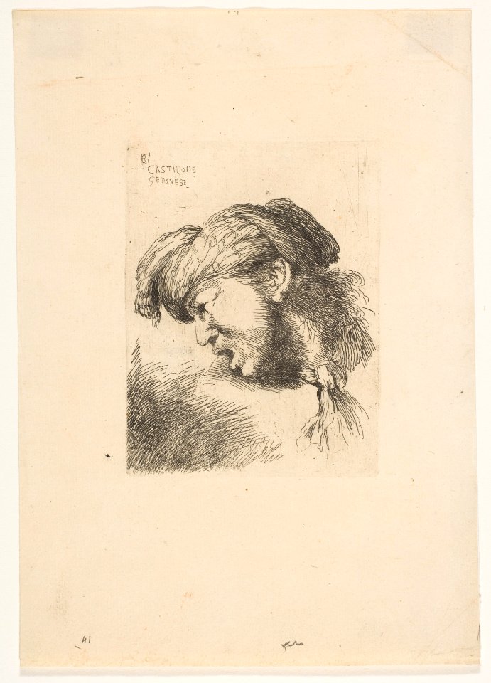 Man Calling Over His Right Shoulder MET DP816399