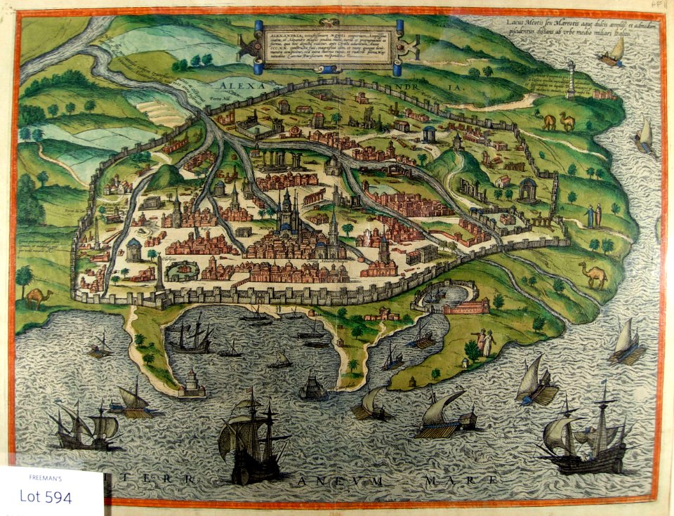 Map of Alexandria MET L.2009.33.07