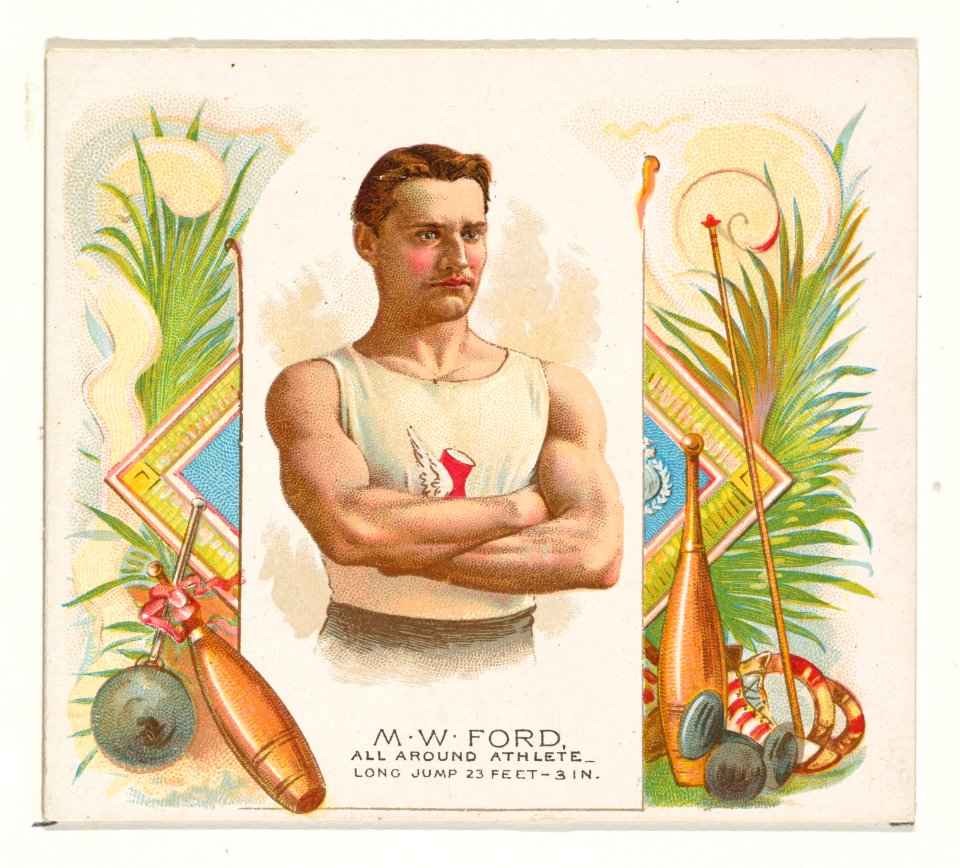 M.W. Ford, All Around Athlete, from World's Champions, Second Series (N43) for Allen & Ginter Cigarettes MET DP839299