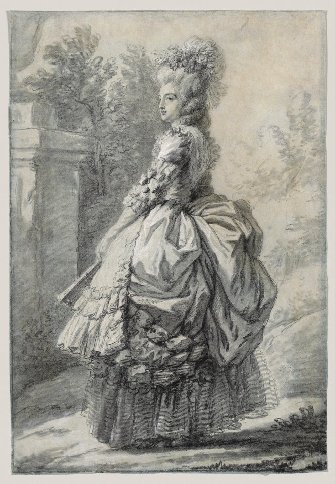Marie Antoinette in a Park Met DP-18368-001