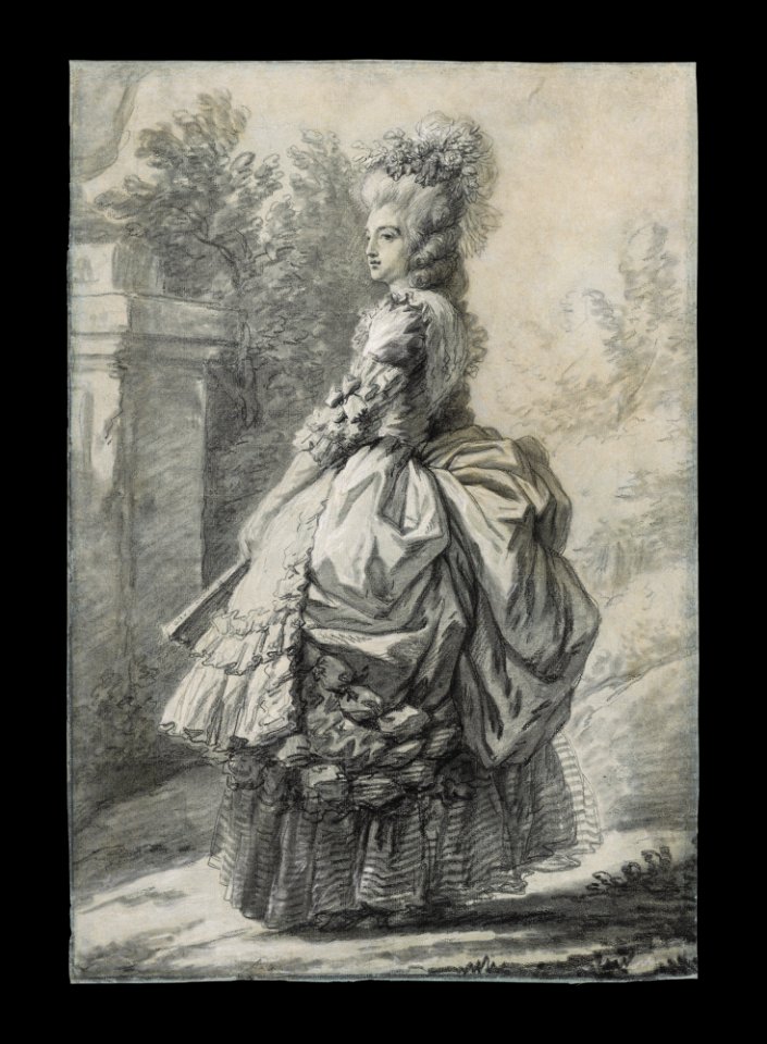Marie Antoinette in a Park Met DP-18368-002