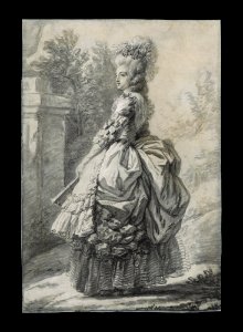 Marie Antoinette in a Park Met DP-18368-002