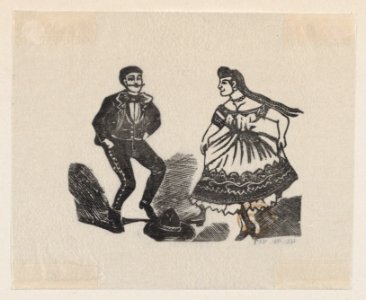 Man and woman dancing MET DP869246-1