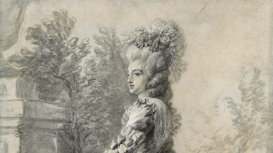 Marie Antoinette in a Park Met DP-18368-003